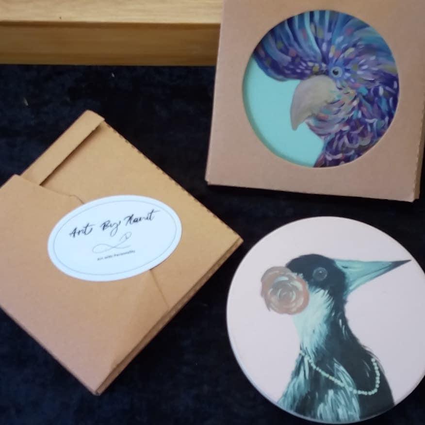 Ceramic coasters