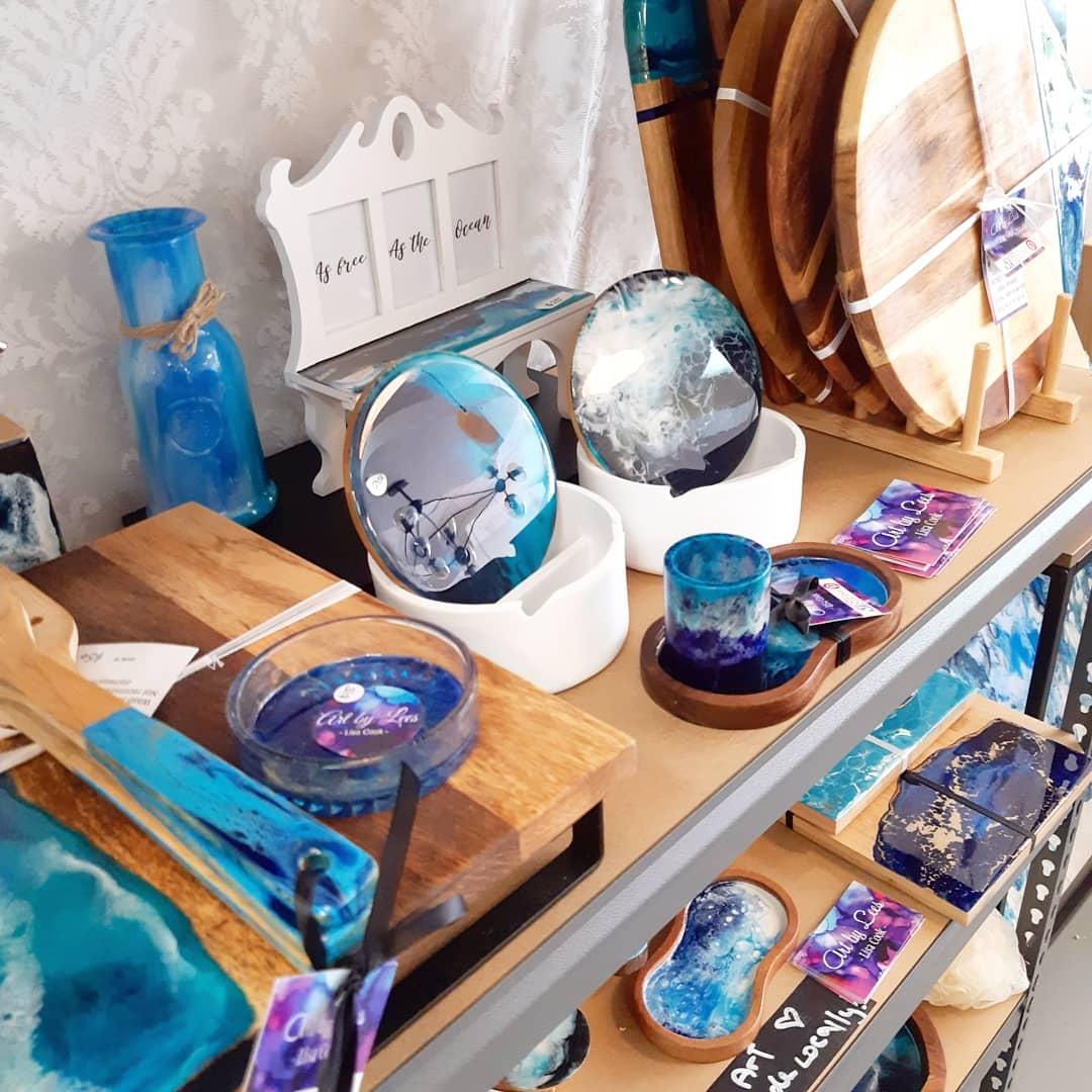 Jewellery boxes, serving utensils, trinket dishes, vase and more..