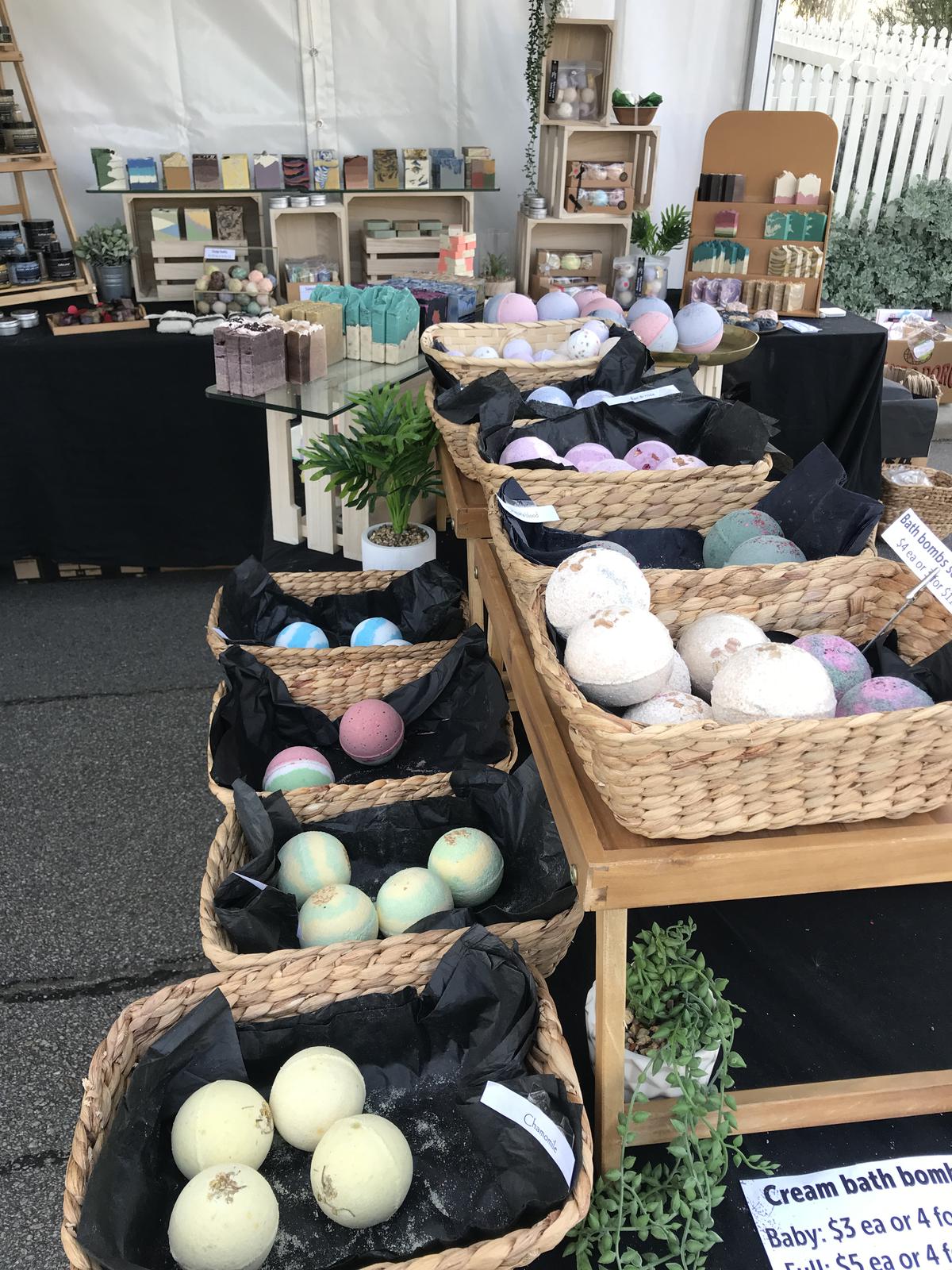 Market set up 3x3 marquee