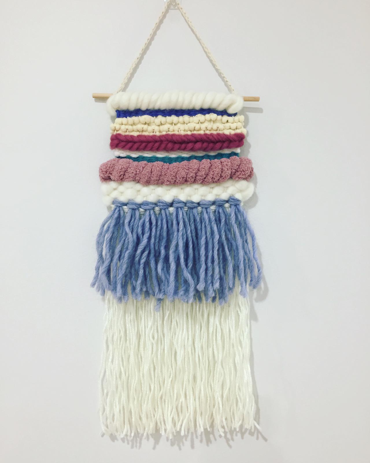Woven wall hanging