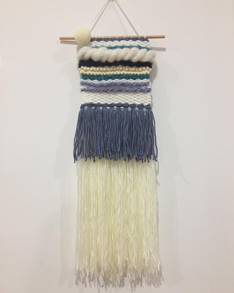 Woven wall hanging