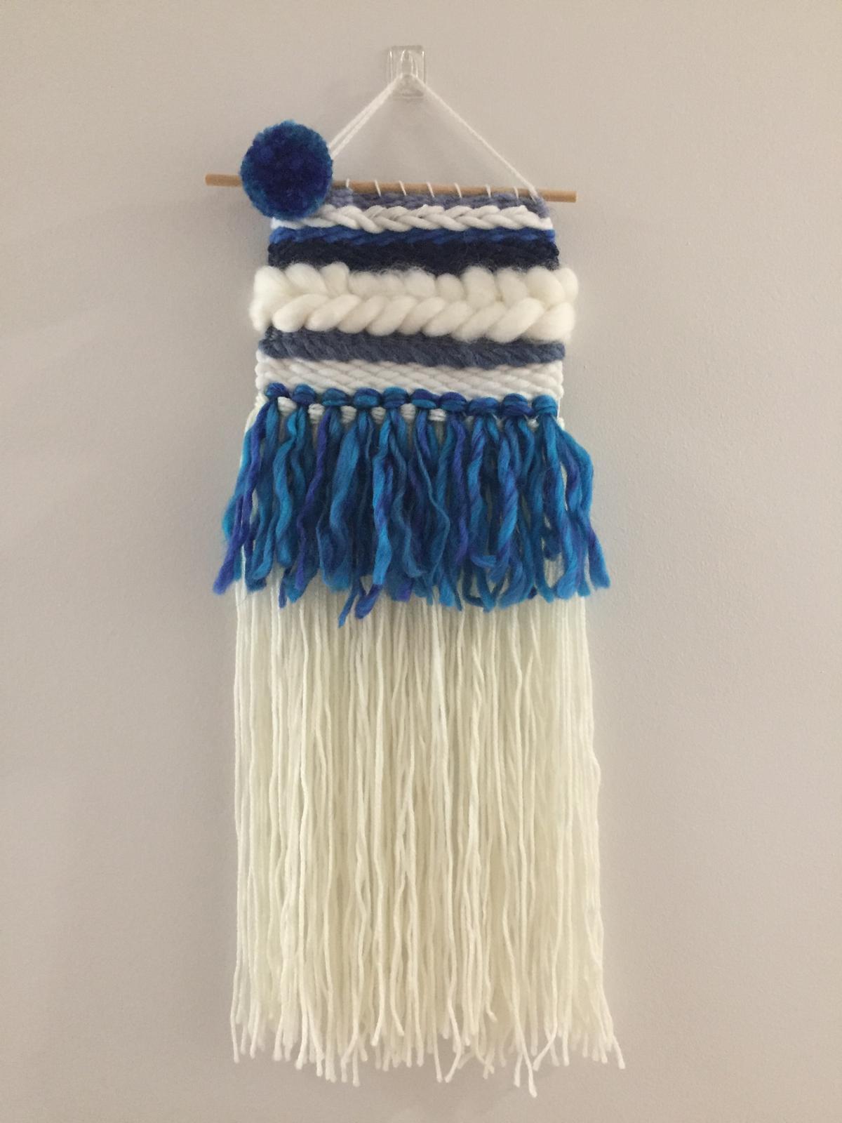 Woven wall hanging