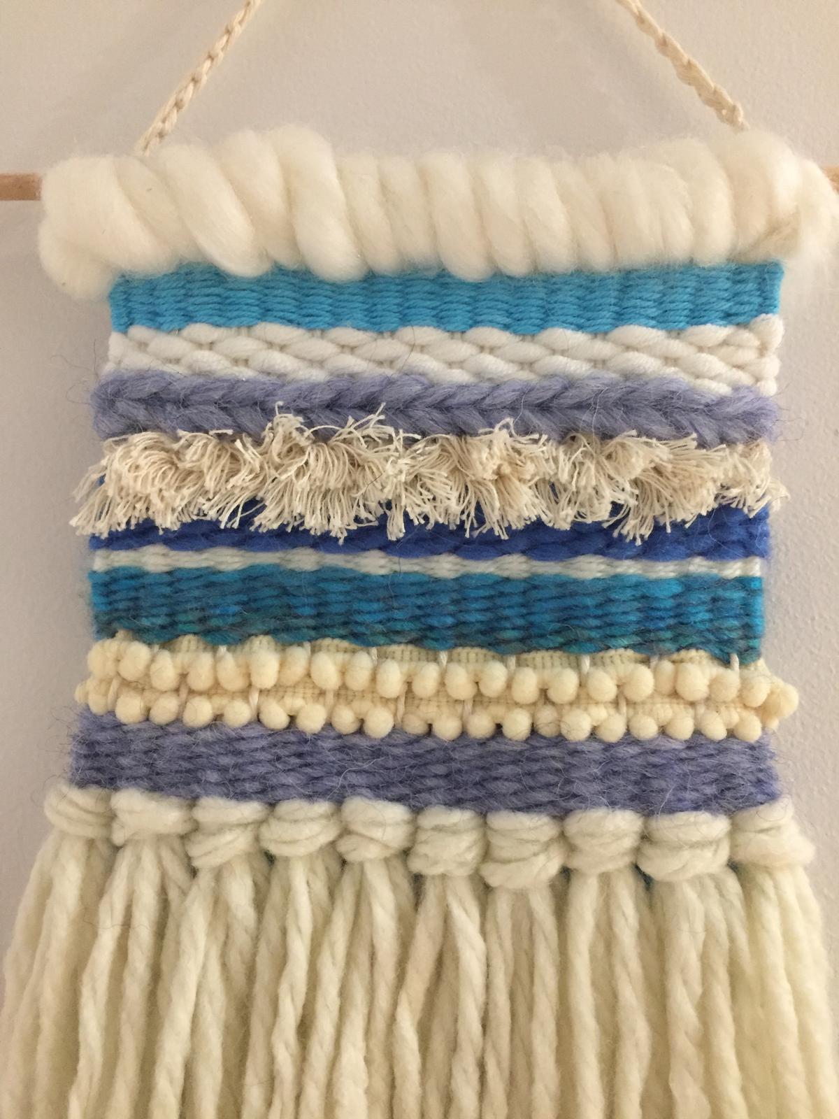 Up close with the woven wall hangings