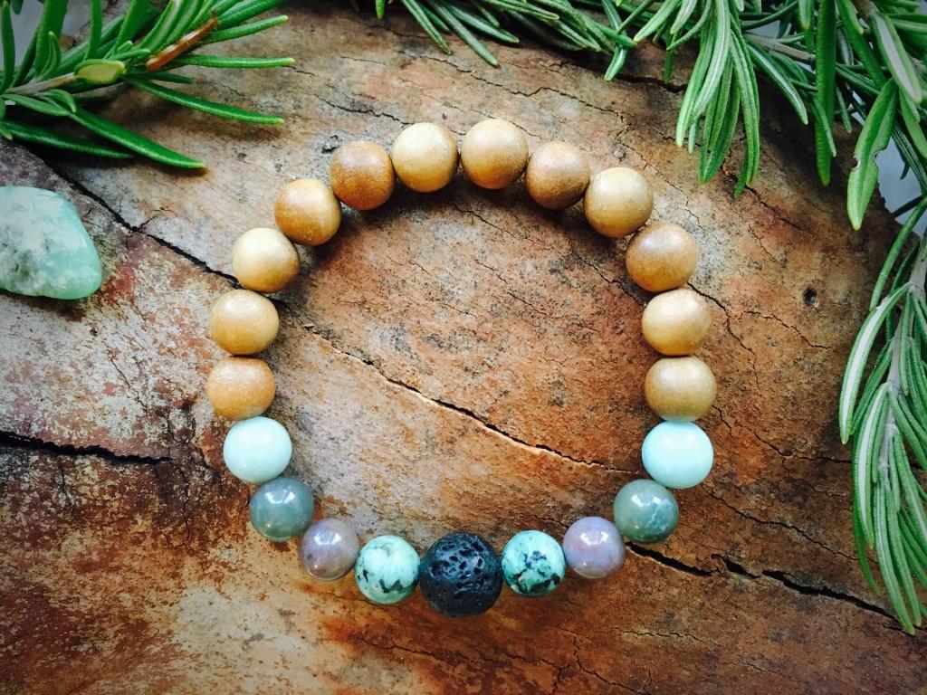 Crystal Essential Oil Bracelet