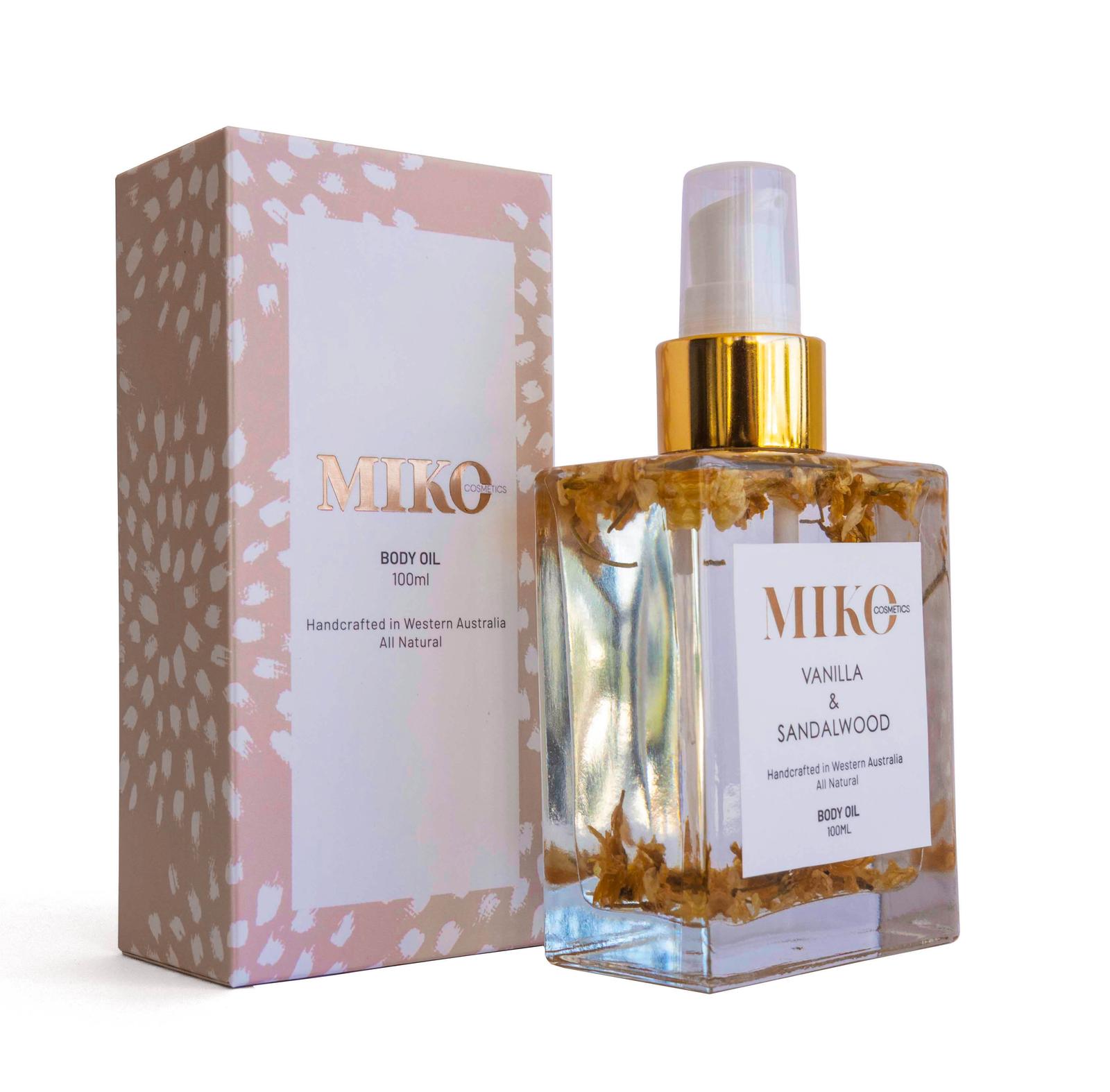 Sandalwood and Vanilla body oil
