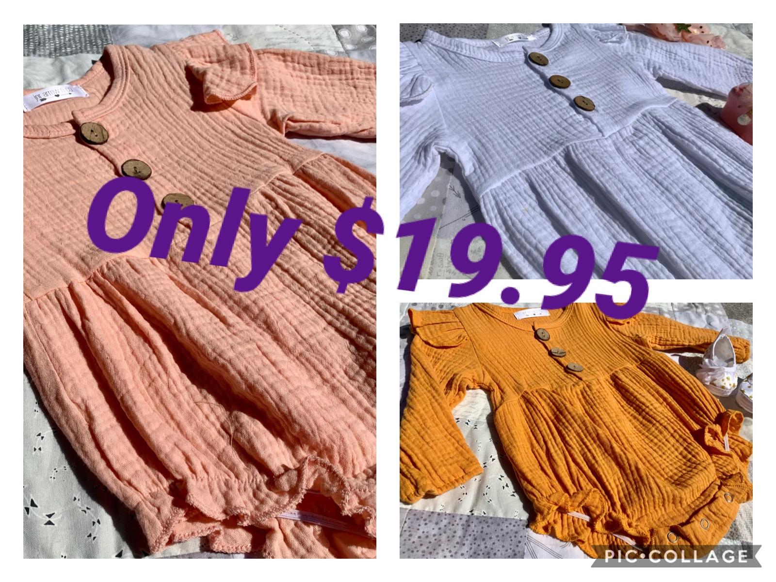 Muslin rompers