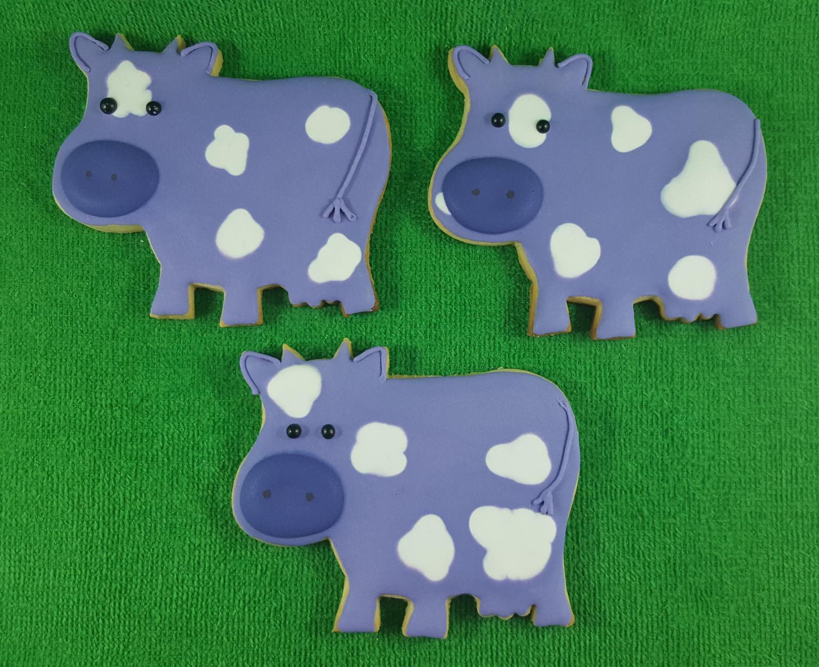 Purple cow cookies
