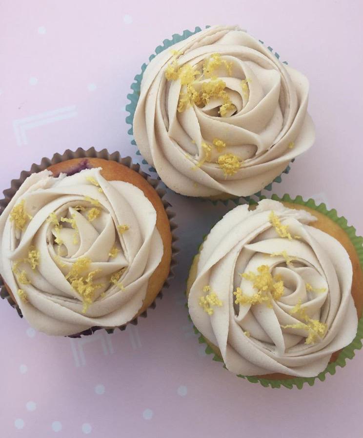 Lemon & Blueberry Cupcakes