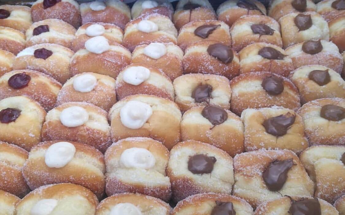 Bomboloni (Italian filled donuts)