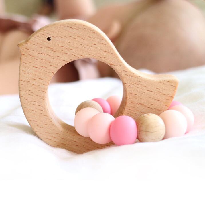 Beech Wood Bird Teether