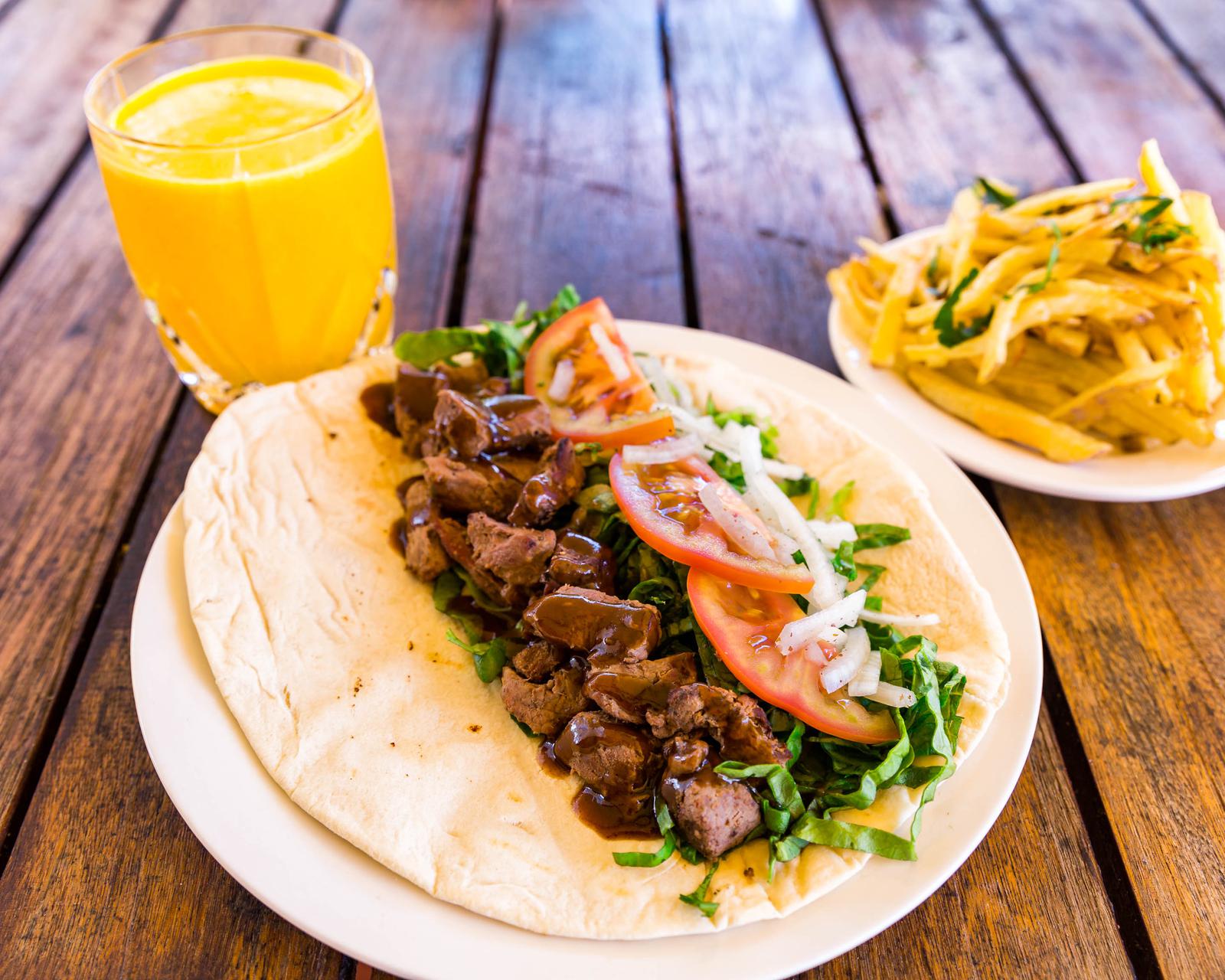 The famous Tender Lamb Shish Kebab