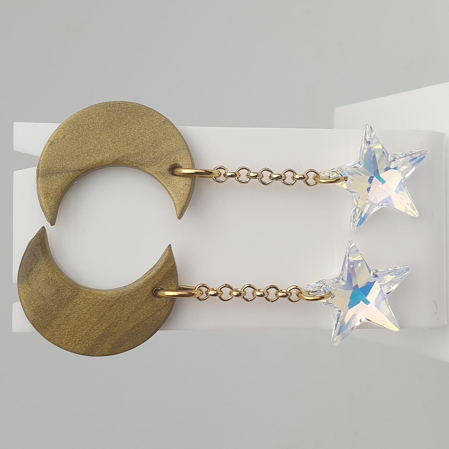 Starry Night Statement Gem Earrings