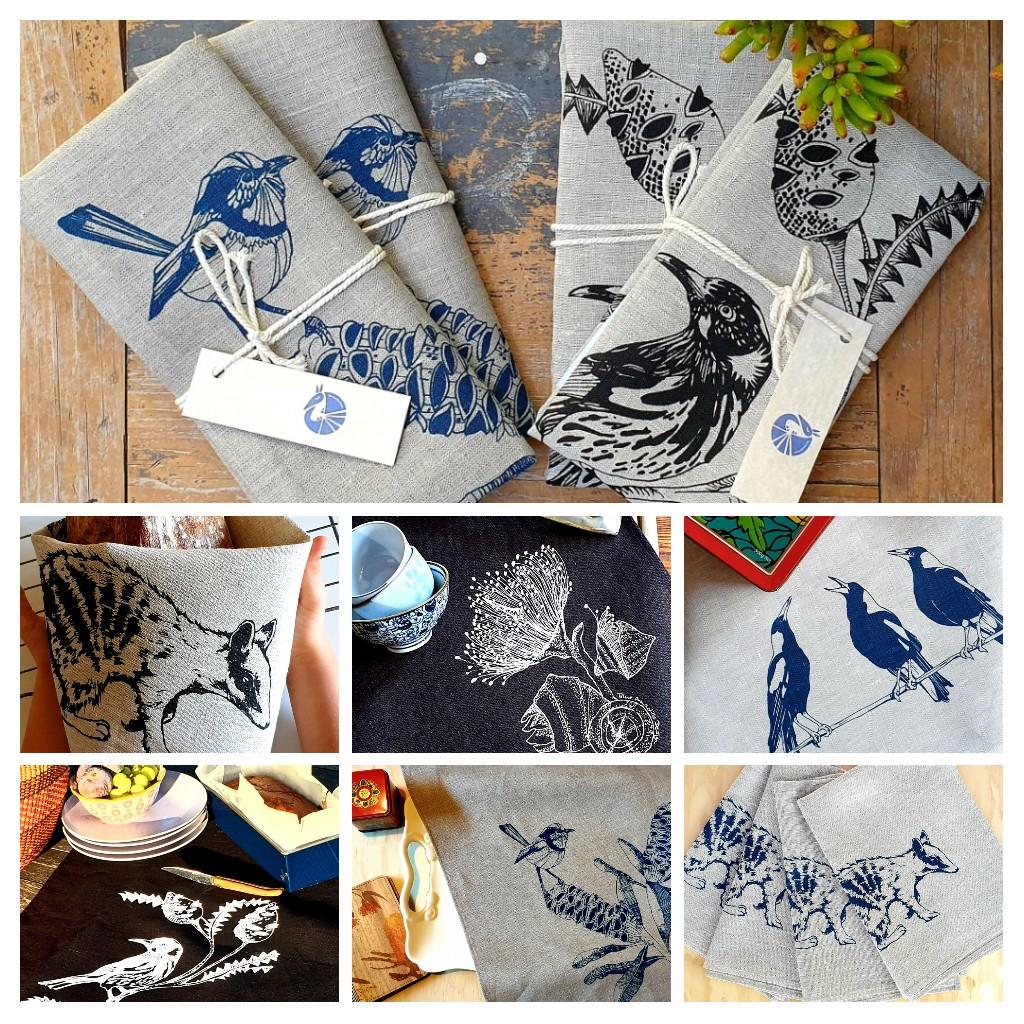 Linen tea towels