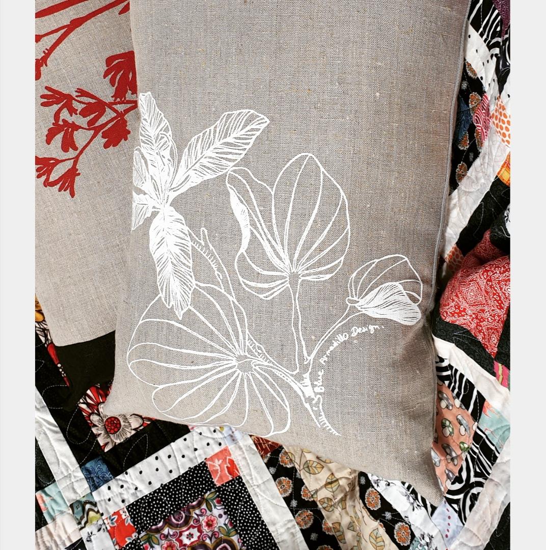 Floral cushions