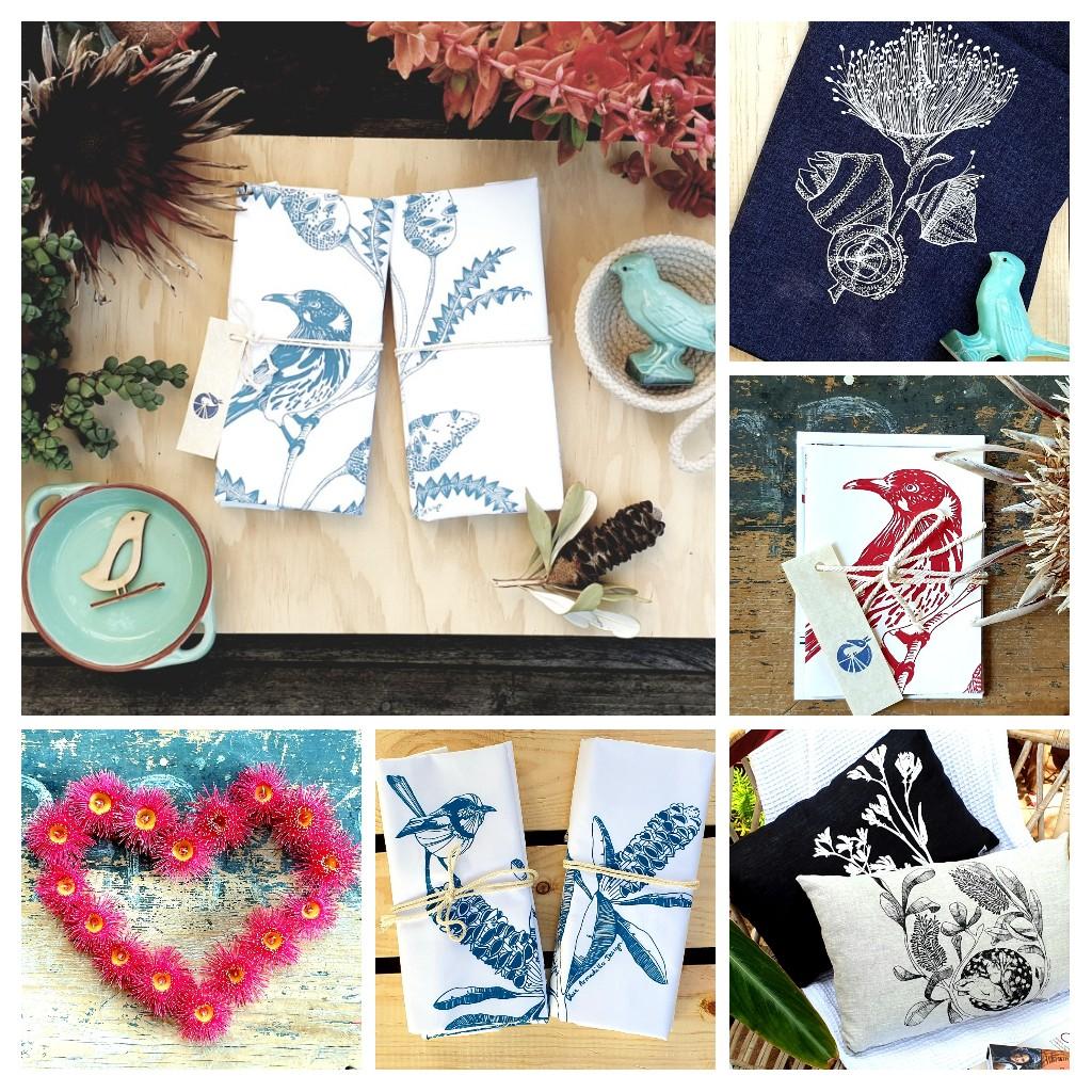 Hand screen printed items