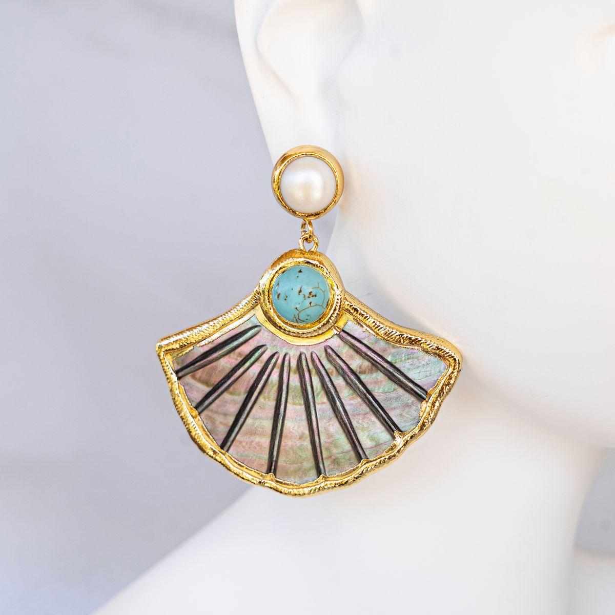 Boho Fan Earrings