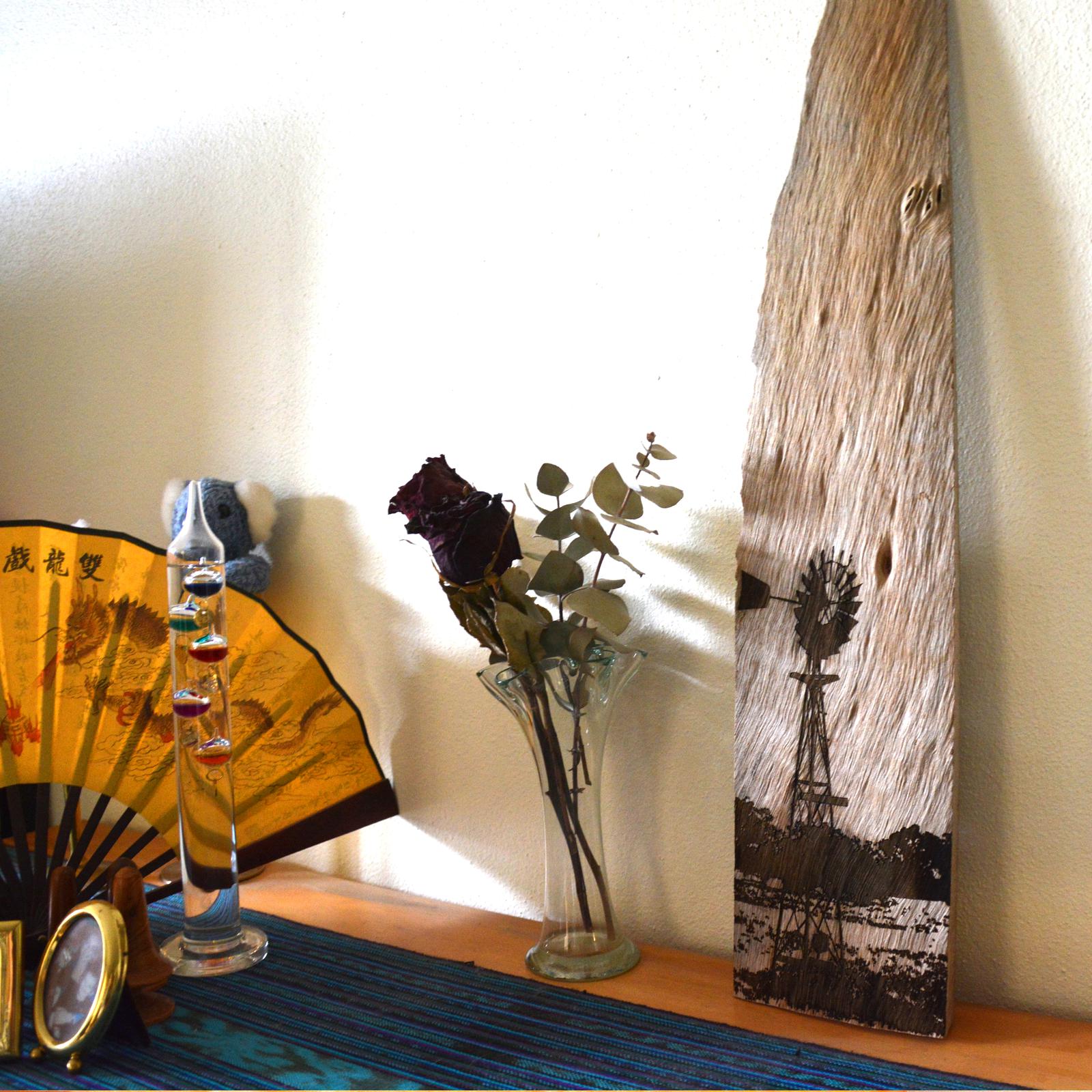 Recycled timber home decor