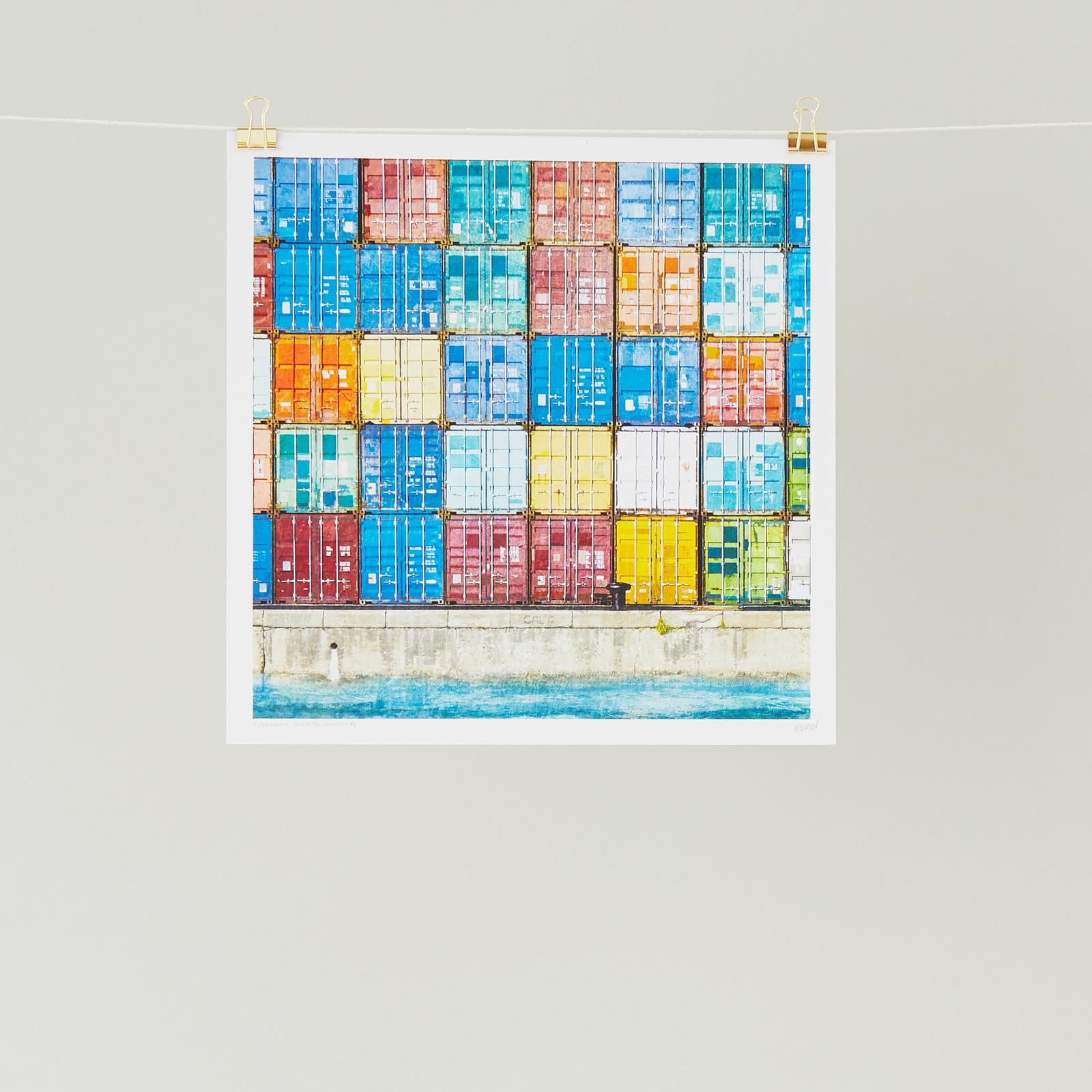 Fremantle Shipping Containers Art print
