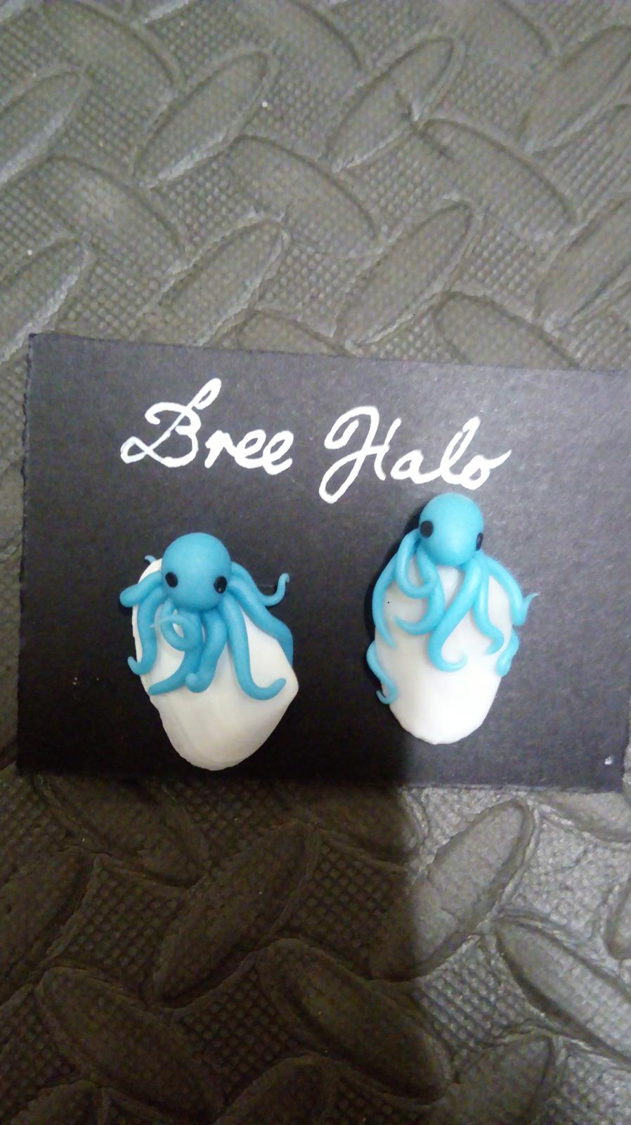 Polymer Clay Earrings - Bree Halo