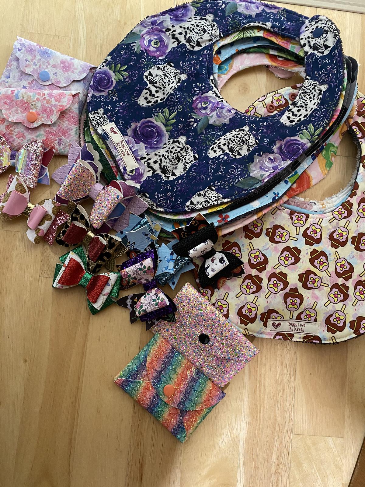 Baby bibs and Hairbows