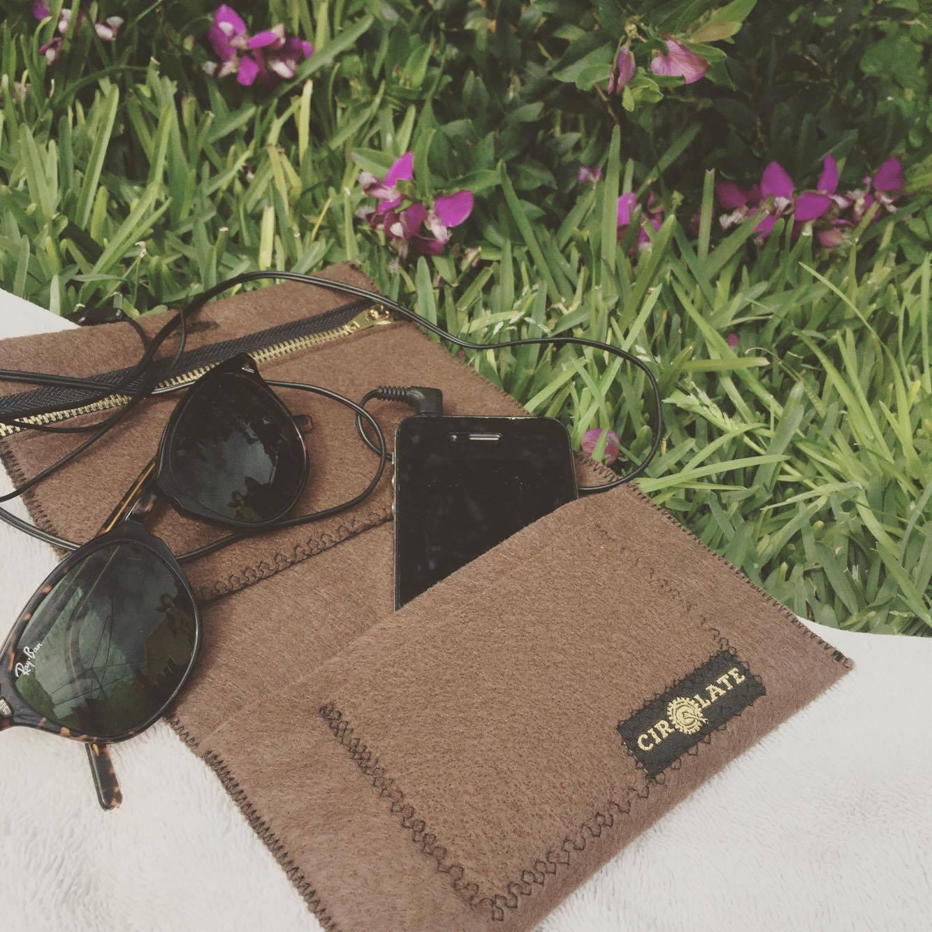 Handy Pouch made from EcoFi felt