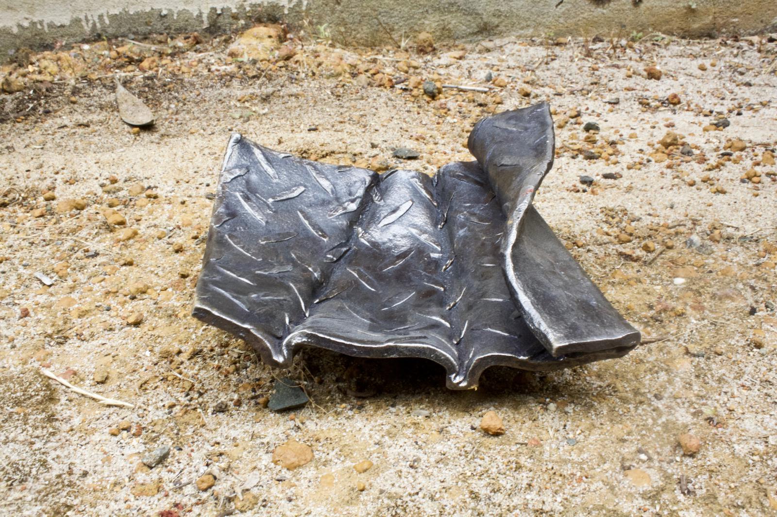 Hand forged steel - Fold Formed Dish