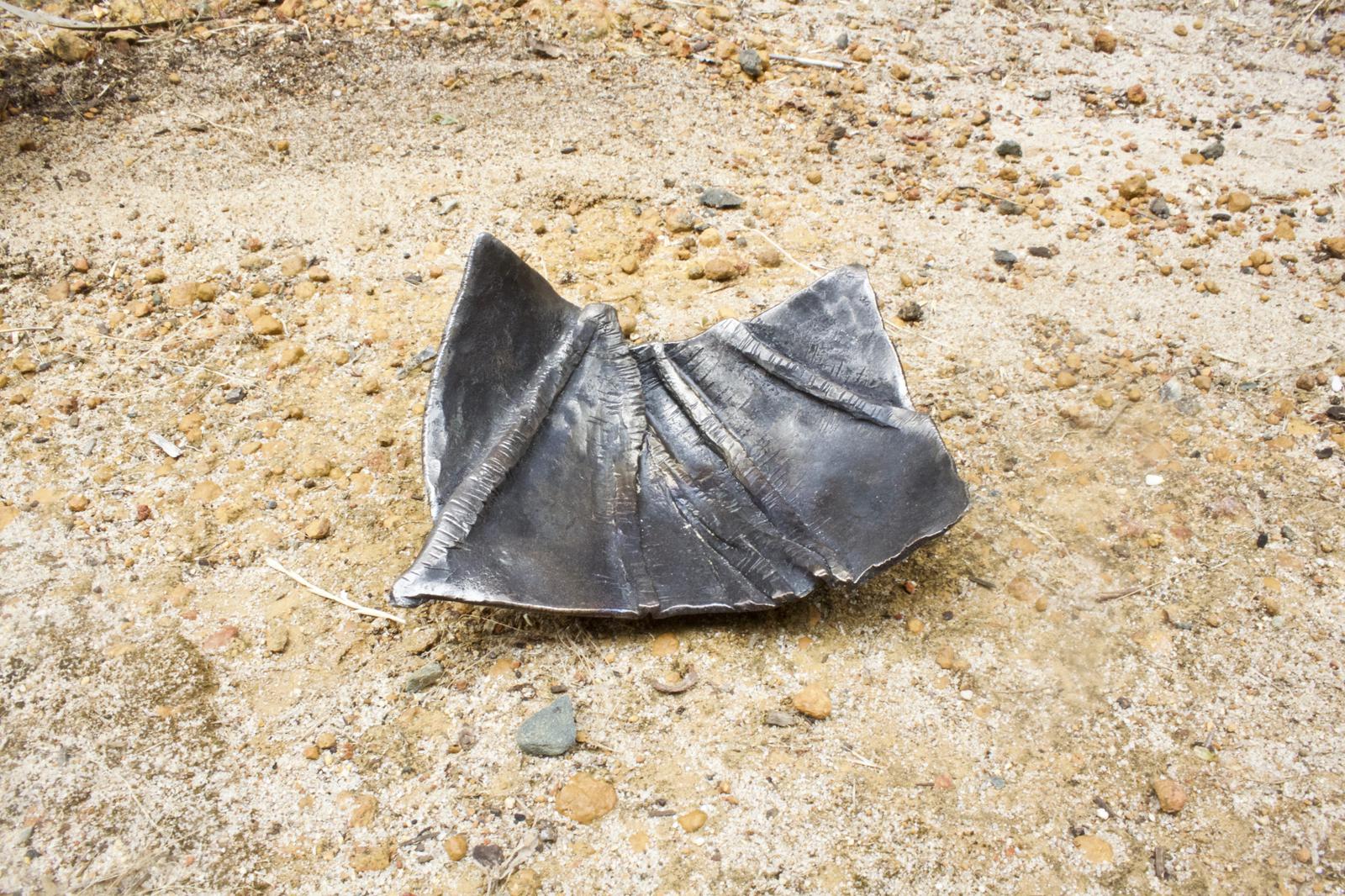 Hand forged steel - Fold Formed Dish