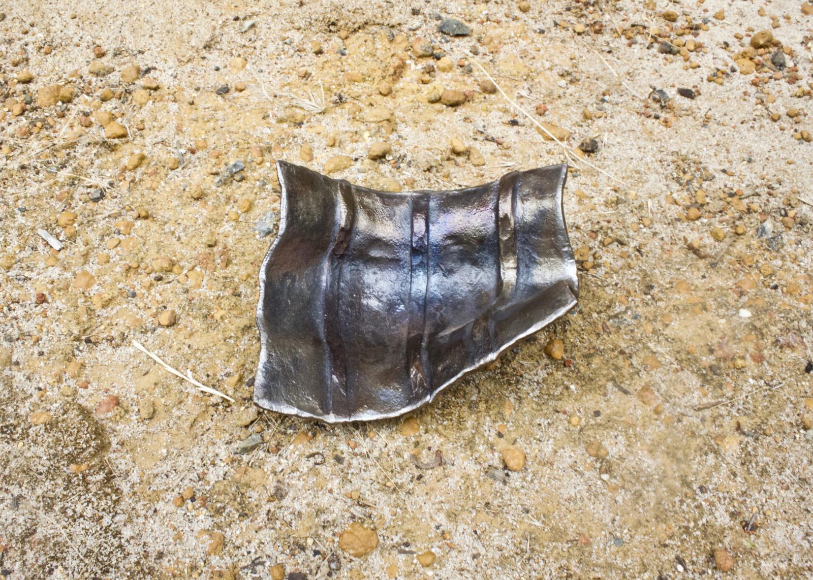 Hand forged steel - Fold Formed Dish