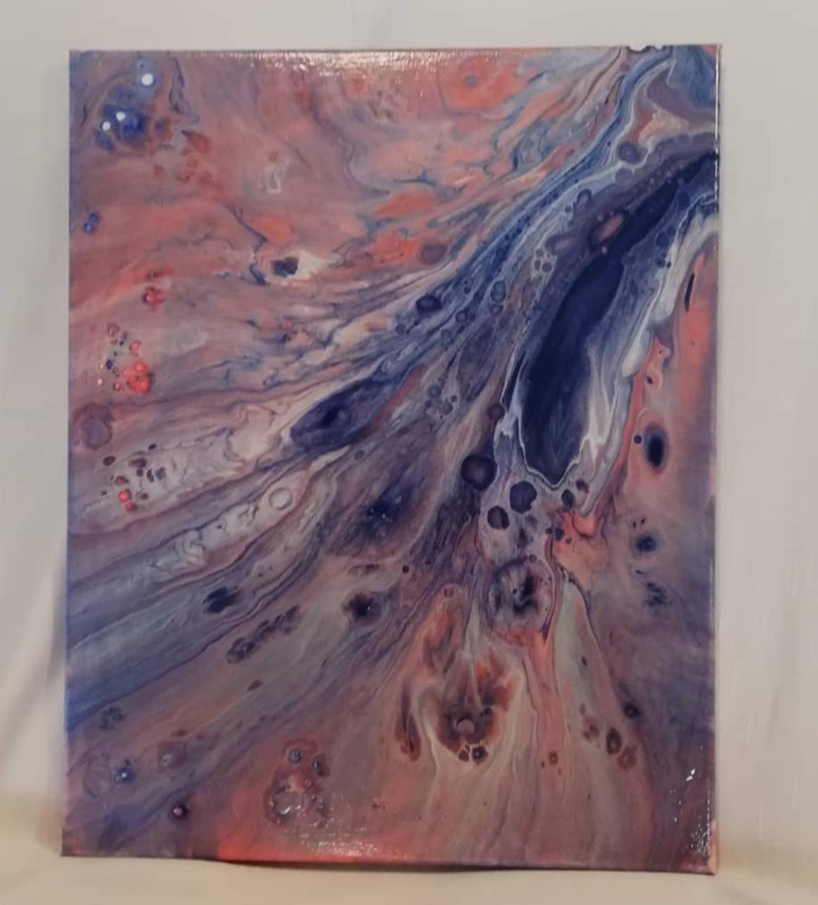 Ao To Momo (paint pour)