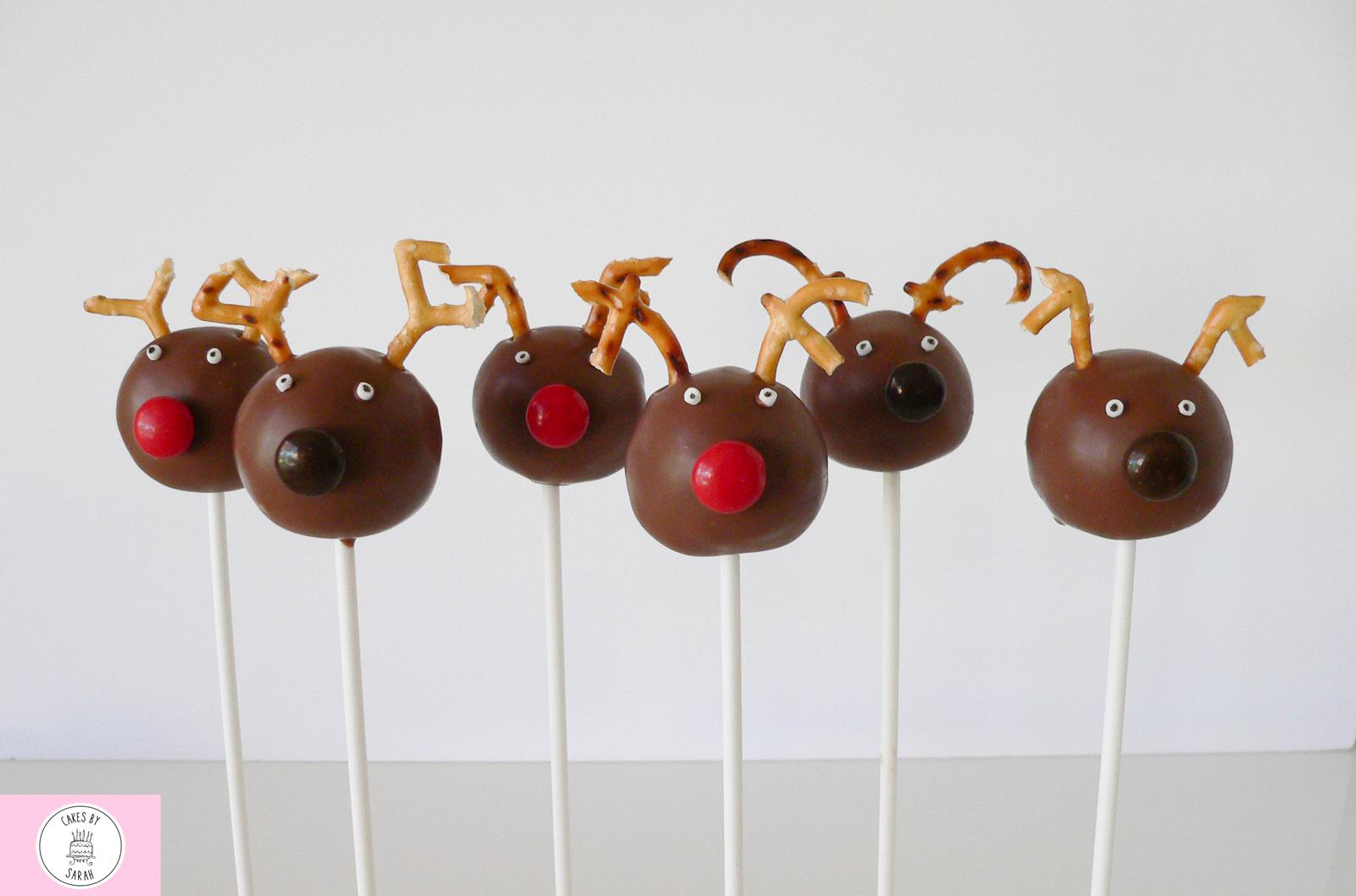 Reindeer cake pops