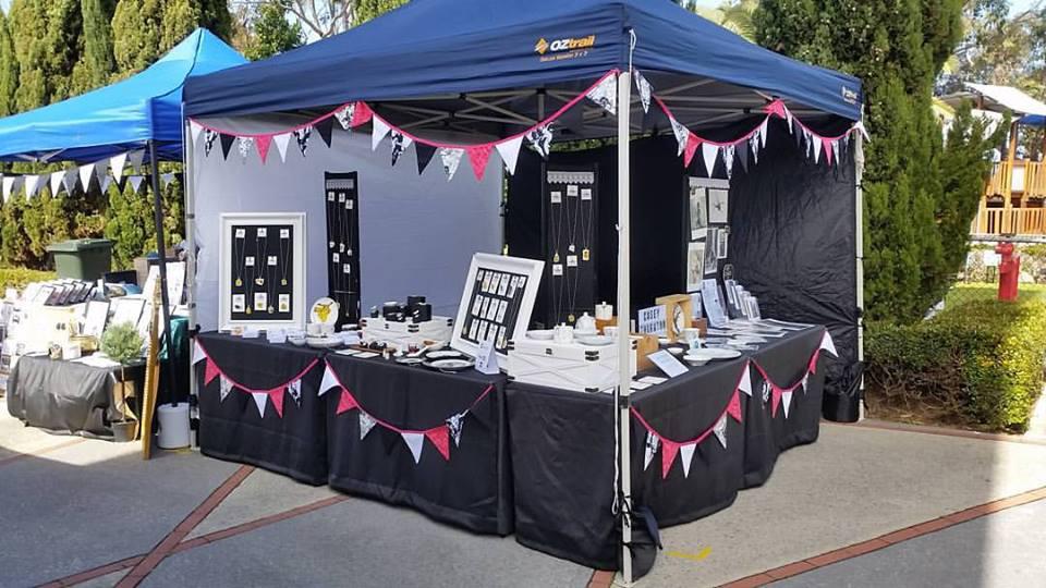 Stall setup October 2016 @ Perth Makers Market