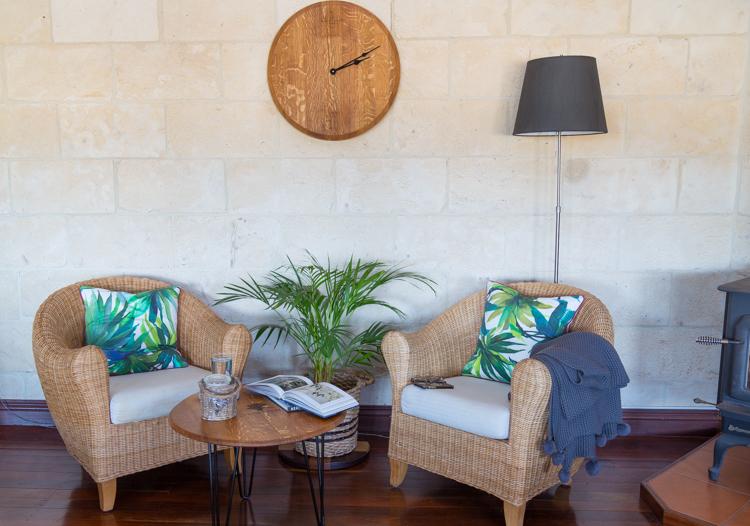 Wine Barrel Clock & Table