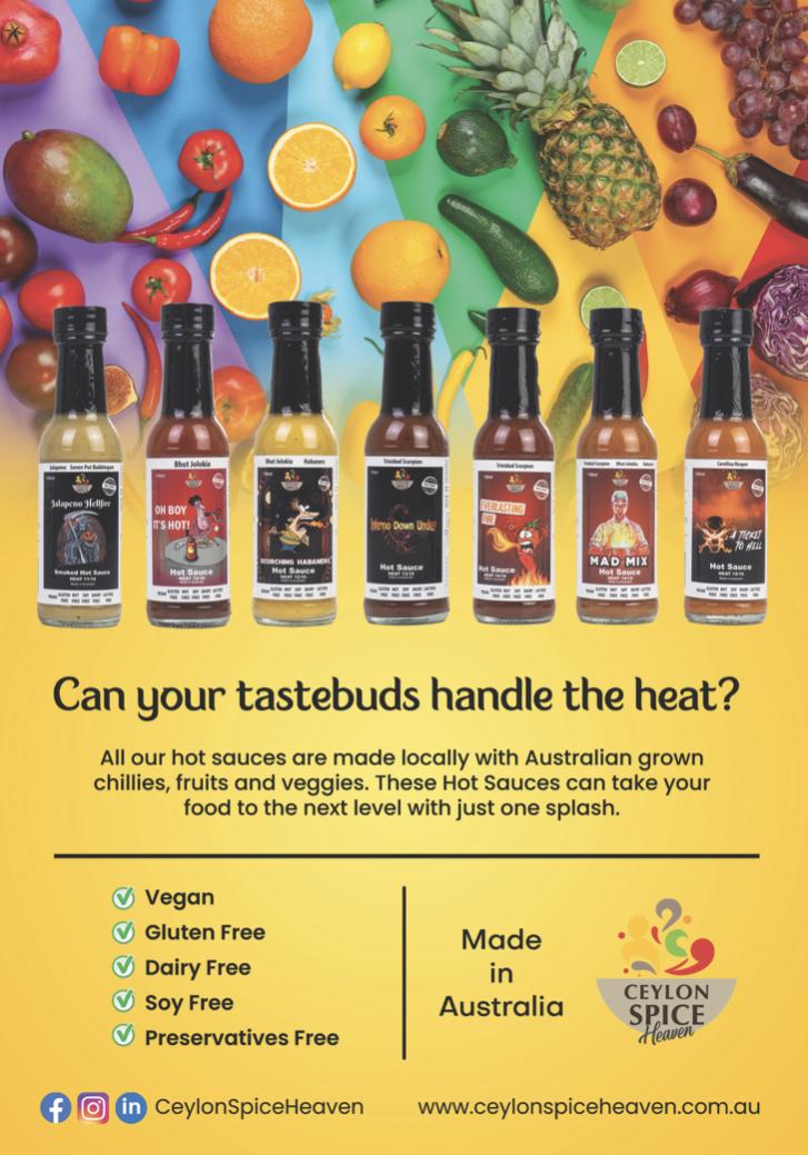 Ceylon Spice Heaven Hot Sauces