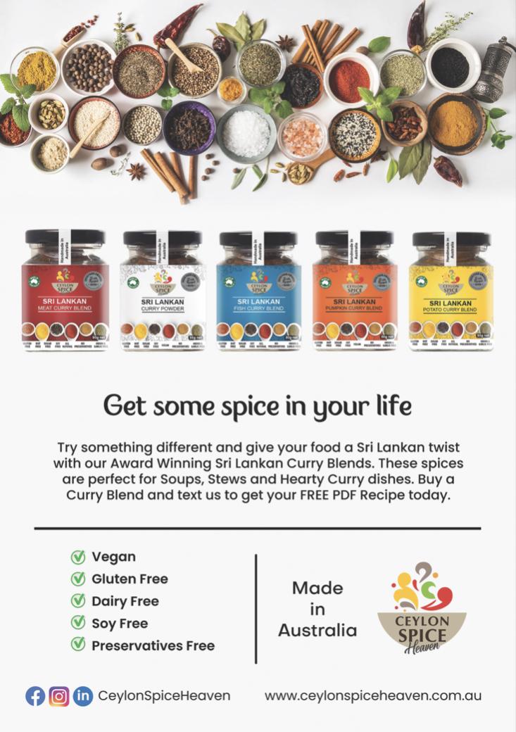 Ceylon Spice Heaven Curry Blends