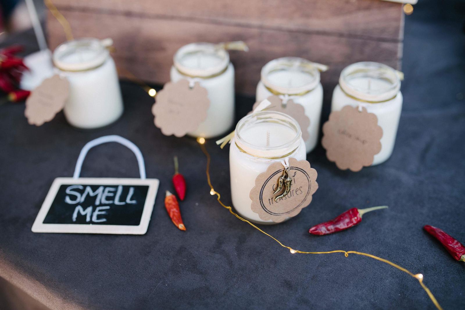 Close up on Candles