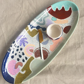 Abstract Platter