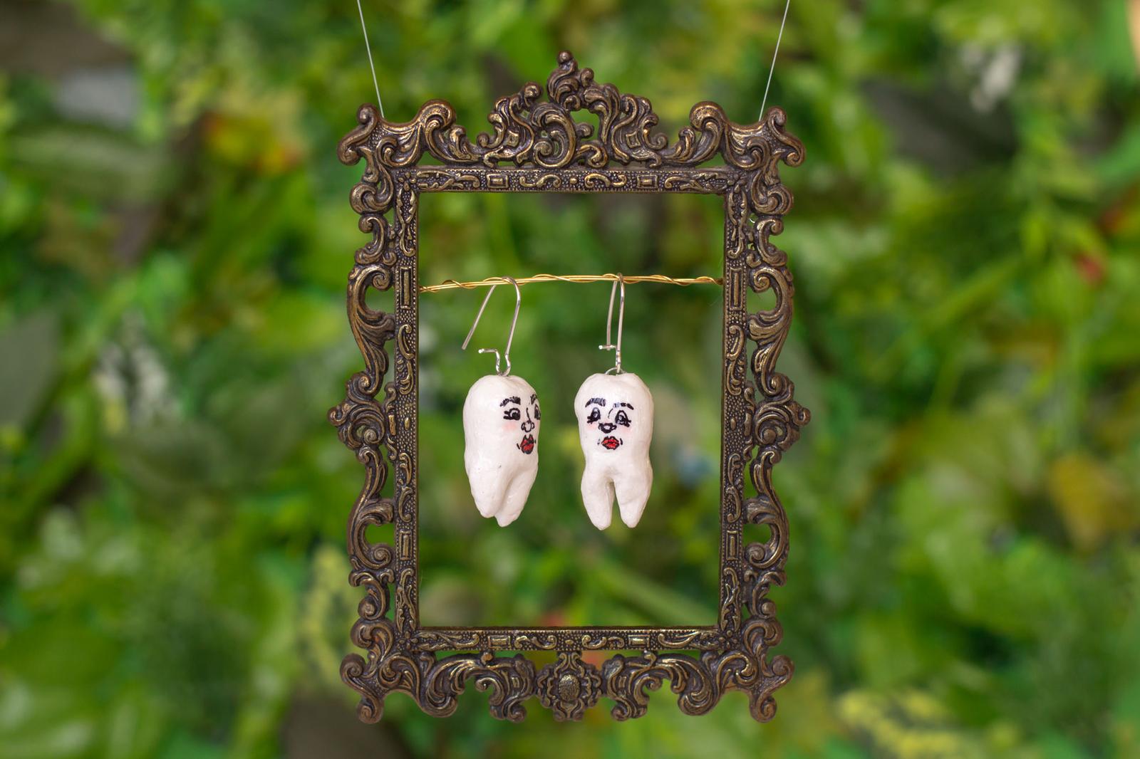 Teeth Earrings