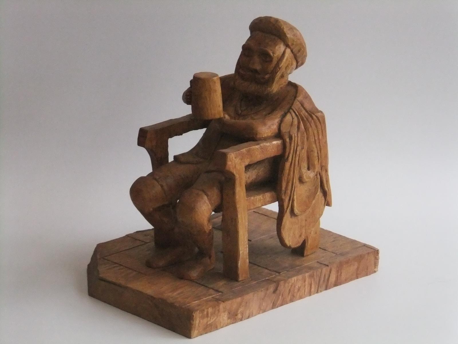 Carved figure.