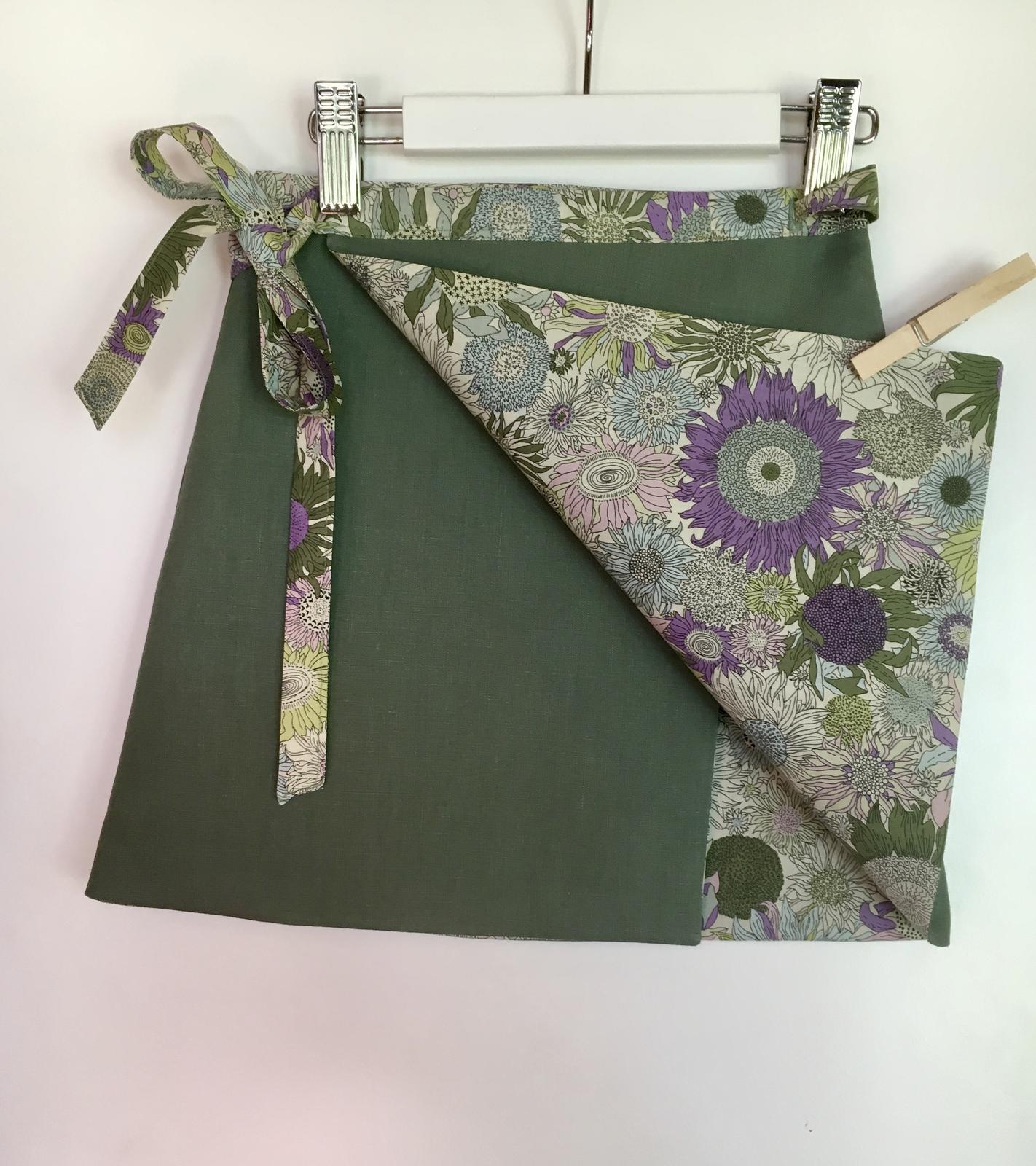 Linen and Liberty reversible skirt