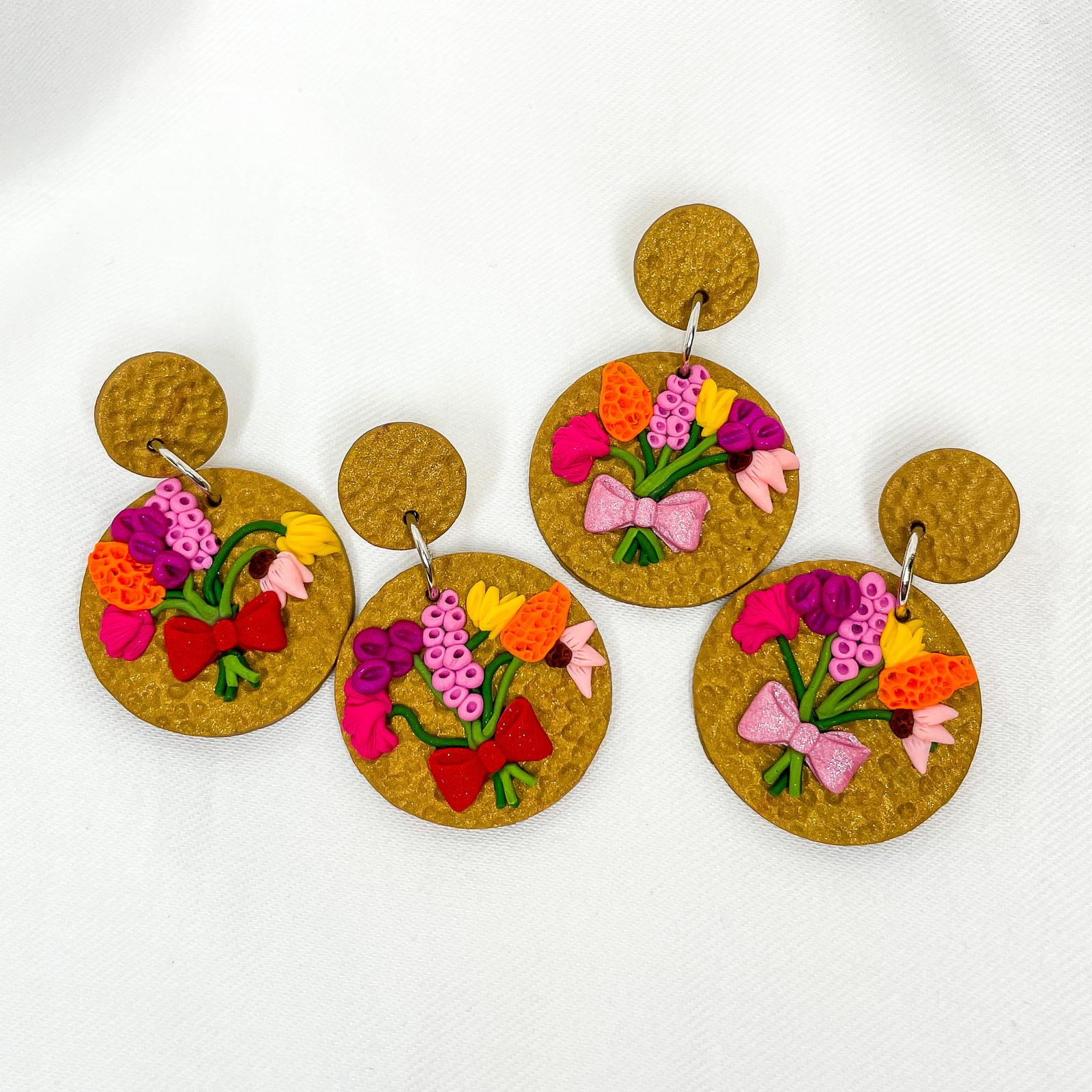 Flower Bouquet Earrings