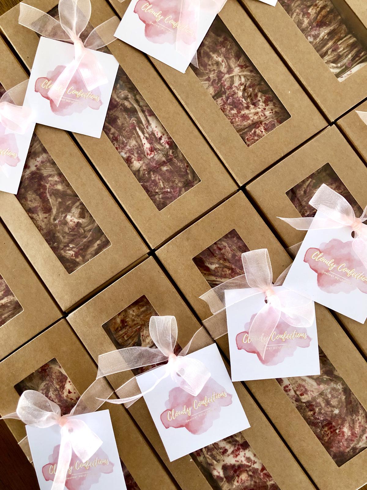 Raspberry Chocolate Marshmallow Gift Boxes