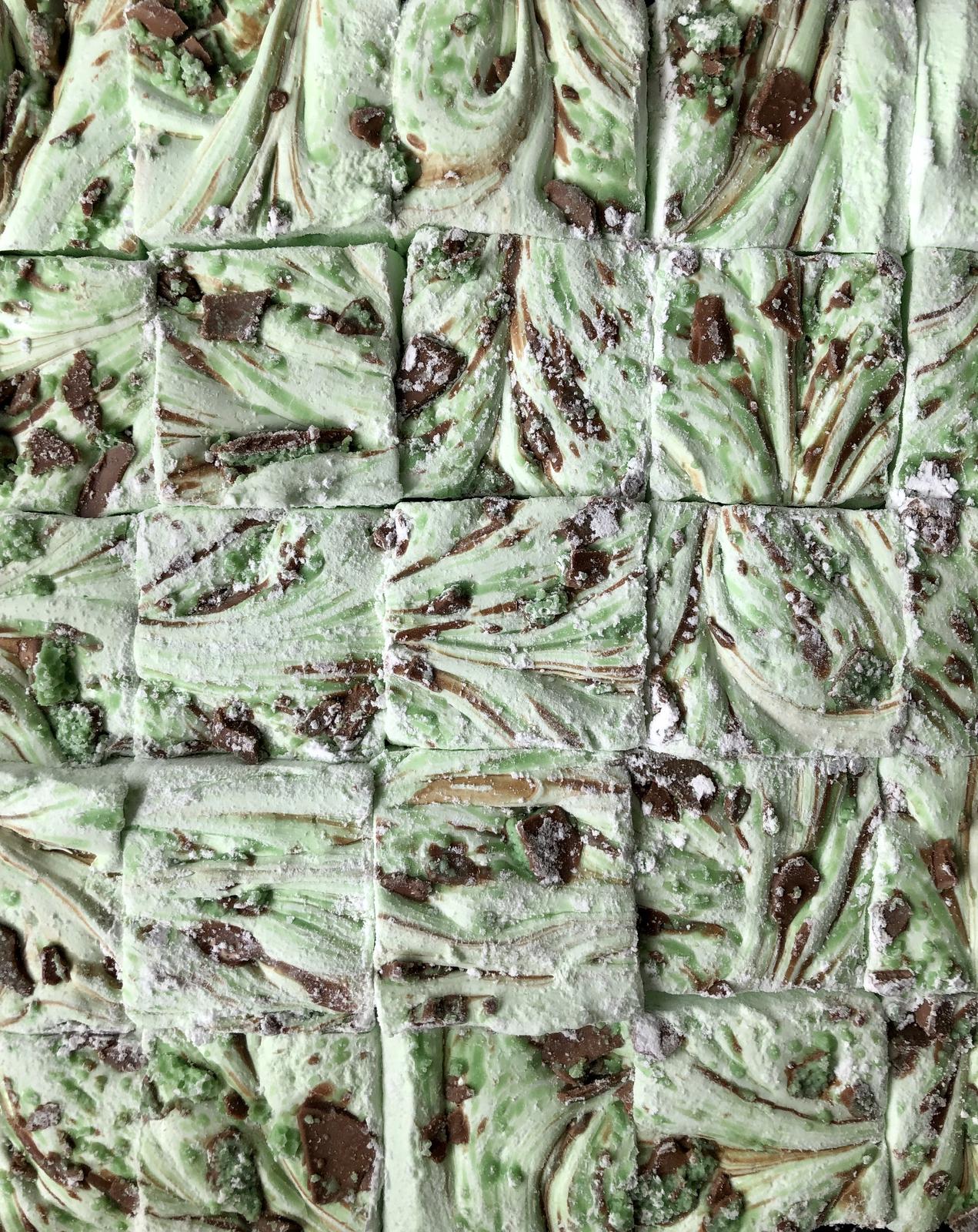 Mint Chocolate Marshmallows