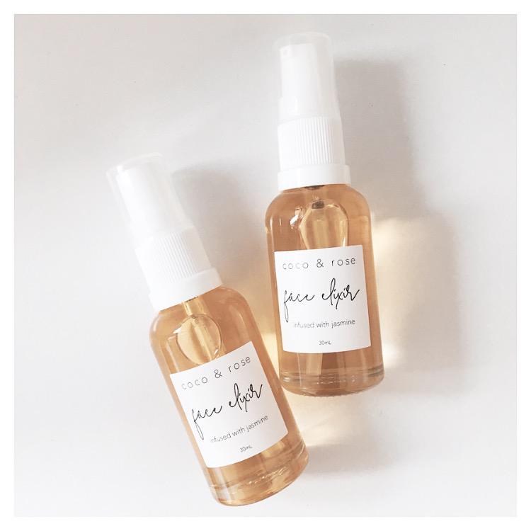 Jasmine infused face elixir
