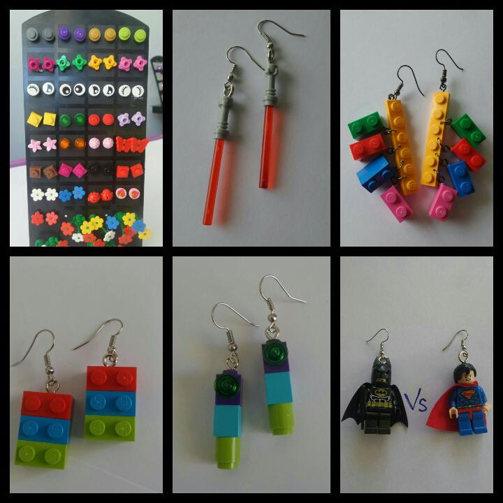 Lego blocks Earrings