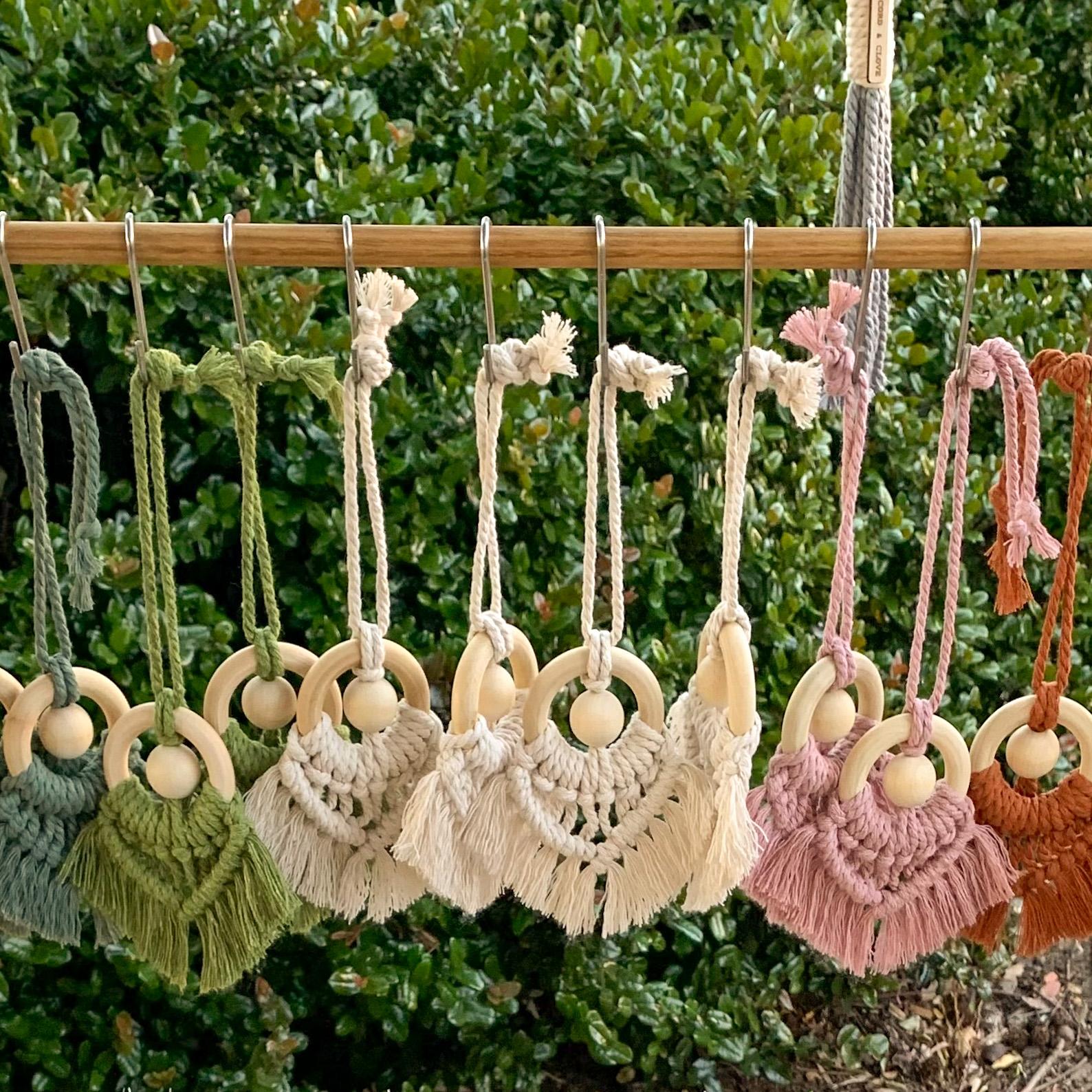 Macrame Car Charm Diffusers
