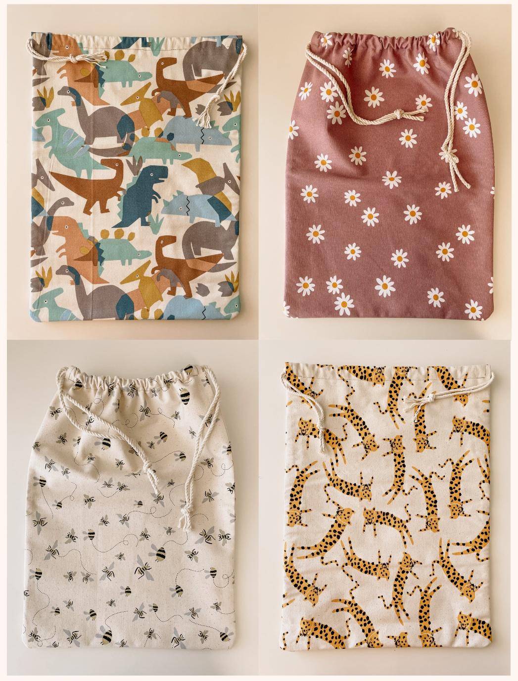 Printed Fabric Bags (Current prints)