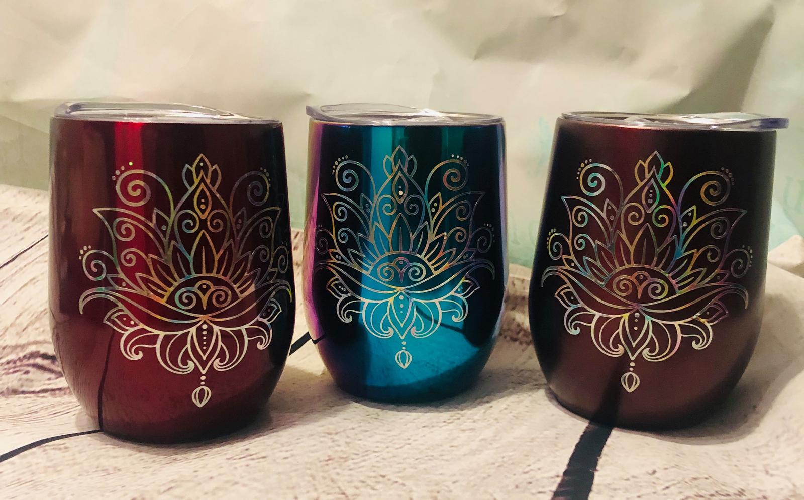 Double wall wine or coffee cups