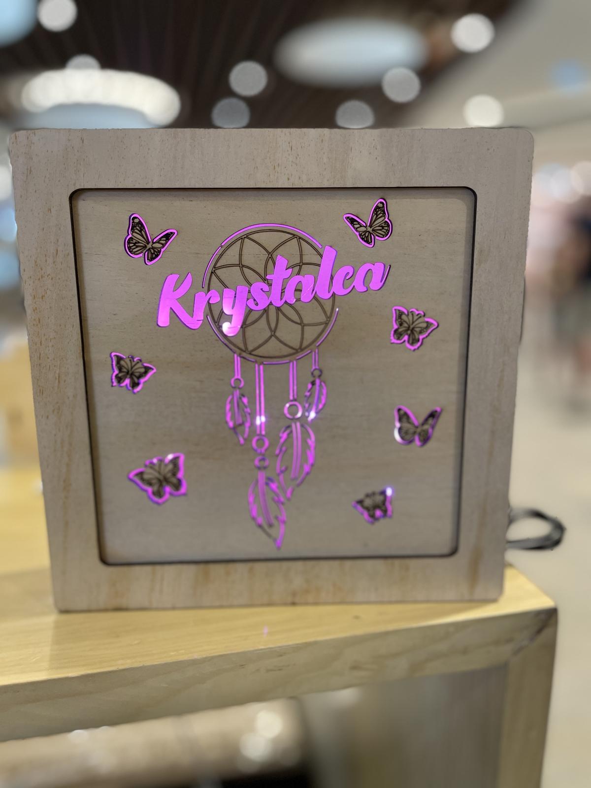Customised Dreamcatcher Lightbox