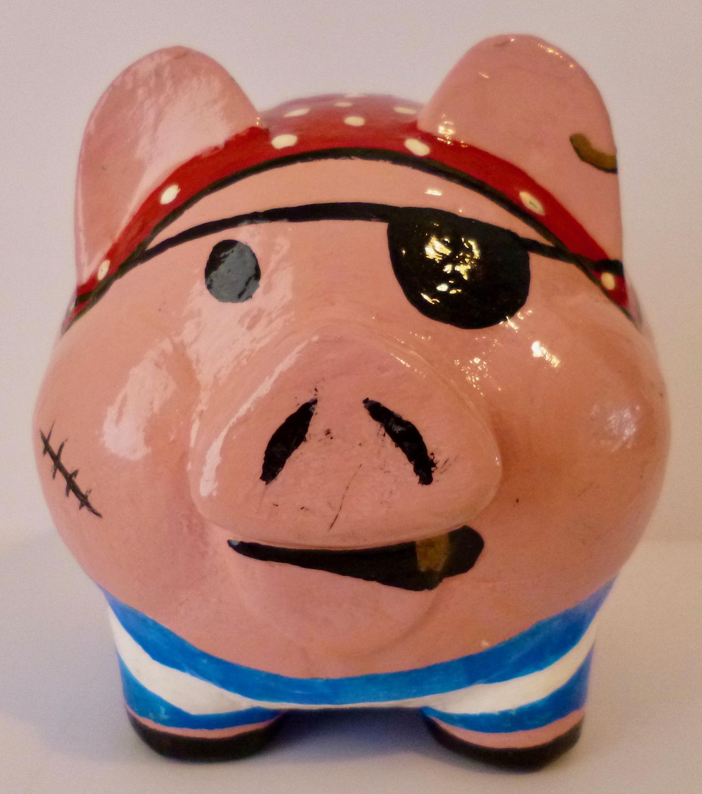 Pirate piggy bank