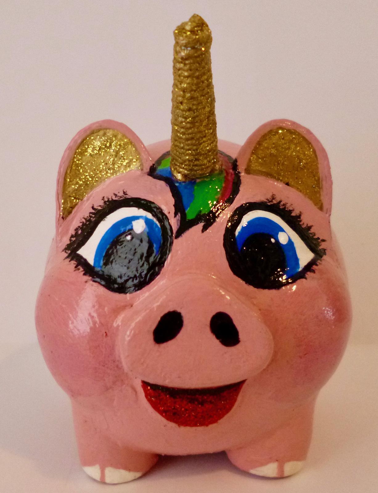 Unicorn piggy bank